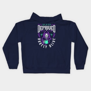 Sleep Deprived Barely Alive (Grim Reaper) Kids Hoodie